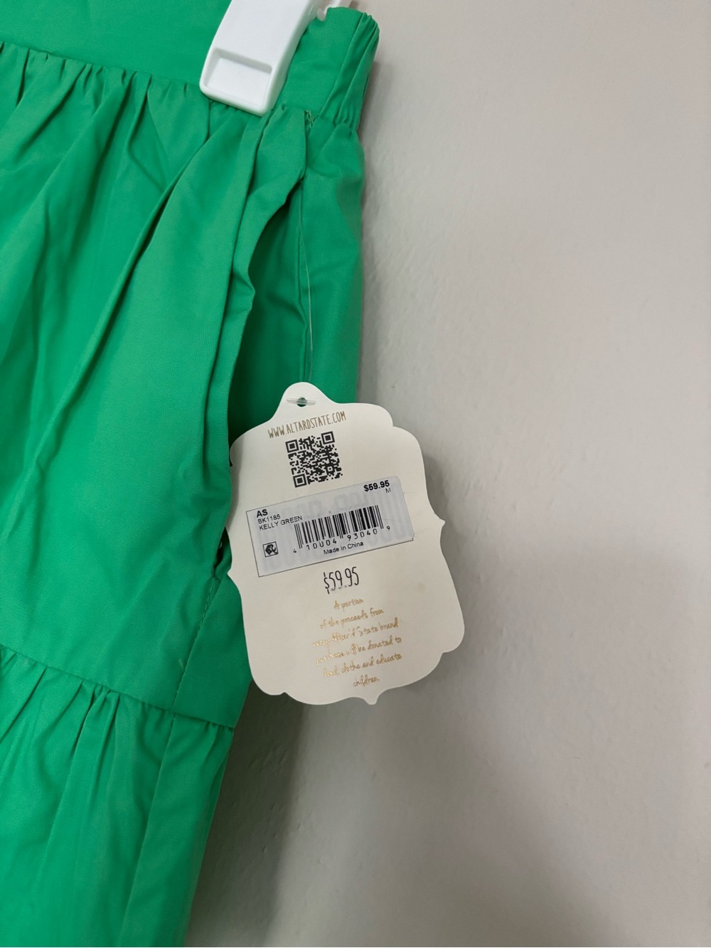 Altar’d State Women’s Size Medium Skirt Kelly Green NEW - Picture 3 of 7